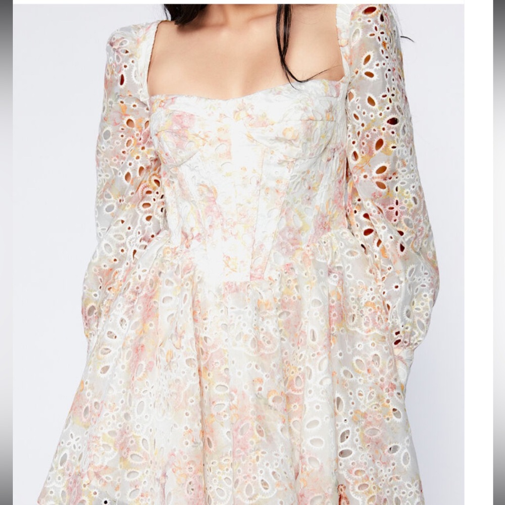 Bardot Lila Flounce Dress